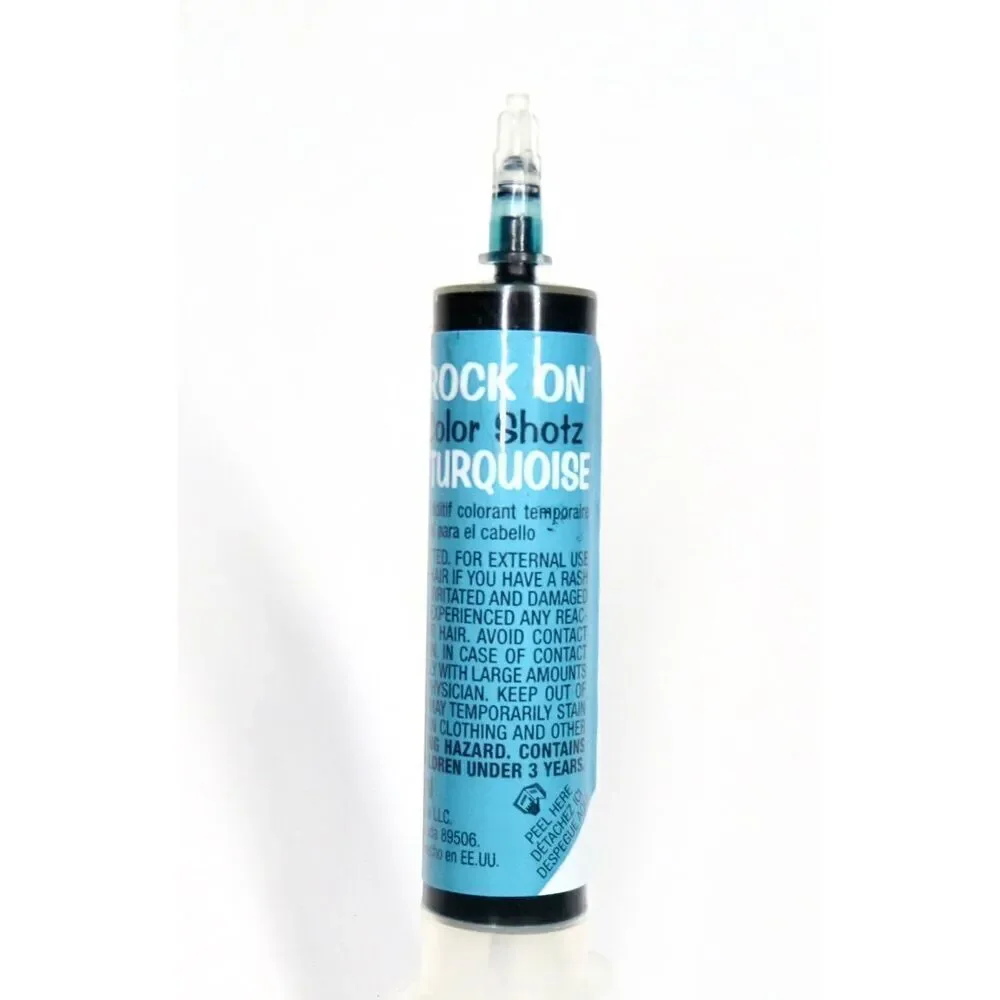 BTZ Rock On Color Shotz Temporary Color Tripped Up Turquoise .34 Fl oz New in Bo